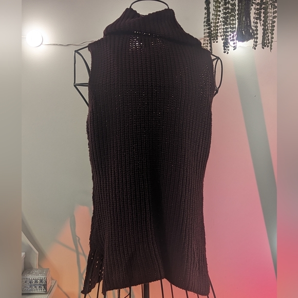 Joseph A plum knit sweater - Picture 3 of 5